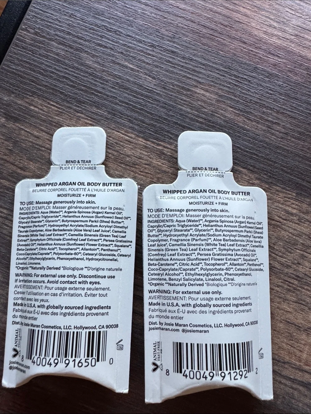 JOSIE MARAN White Body Butter Duo - Golden Hour & Topless Tangerine